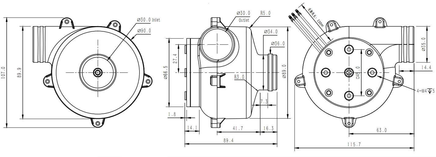 mini air blower size mini air blower size